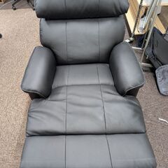 LOWYA リクライニングソファ　1人掛けソファ　オットマン　リクライニング可の画像