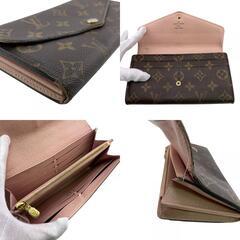 ルイヴィトン LOUIS VUITTON 長財布 モノグラム ポルトフォイユサラ M62235 ブラウンの画像