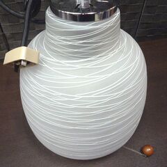 ペンダントライト 照明 電球 常夜灯切替 ガラス 中古 札幌市東区 新道東店の画像