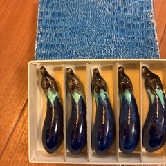 九谷焼　野菜型箸置き5個セット 箱付きの画像
