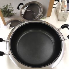【ジャングルジャングル広陵店】未使用　両手鍋　鍋　MEYER　26cm　SC25-W26の画像