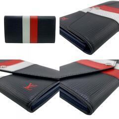 ルイヴィトン LOUIS VUITTON 長財布 エピ ストライプス ポルトフォイユサラ M62985 ブラックの画像