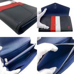 ルイヴィトン LOUIS VUITTON 長財布 エピ ストライプス ポルトフォイユサラ M62985 ブラックの画像