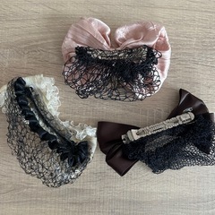 髪のおだんご用リボンの画像