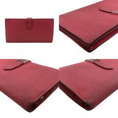 エルメス HERMES 長財布 ベアンスフレ 二つ折り ピンクの画像