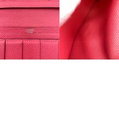 エルメス HERMES 長財布 ベアンスフレ 二つ折り ピンクの画像