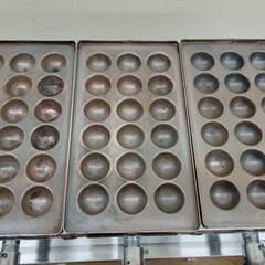 ★３連銅板たこ焼き器(18穴)都市ガス用の画像