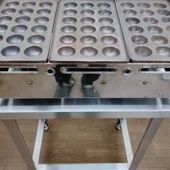 ★３連銅板たこ焼き器(18穴)都市ガス用の画像