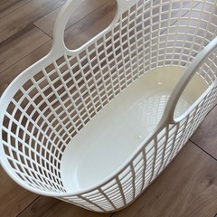 シリコン　ランドリーバスケット　洗濯カゴの画像
