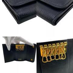 プラダ PRADA キーケース 6連キーケース 1PG222 ブラックの画像