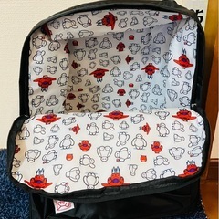 #未使用#ベイマックス#BYMAX#リュック#黒# クレーンゲーム#UFOキャッチャー#景品#大きい#ビッグ#ラウンド1の画像