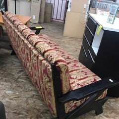 ジャングルジャングル貝塚店　カリモク　3人用ソファ　3人掛け　レトロ　お洒落　貝塚市　二色浜　リサイクルショップの画像