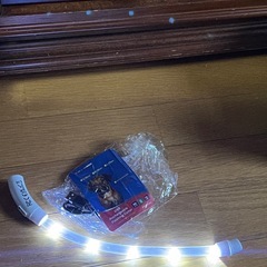 犬 光る首輪 - 充電式 LED 光る 犬 首輪 犬 散歩 ライトの画像