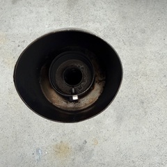 バイク　マフラーと中間パイプの画像