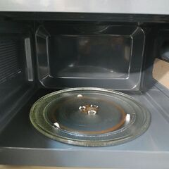 3か月間保証☆配達有り！7700円(税込）アイリスオーヤマ 電子レンジ ターンテーブル 2024年製 ホワイトの画像