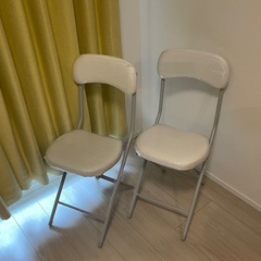 ニトリ　折りたたみイスの画像