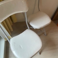 ニトリ　折りたたみイスの画像