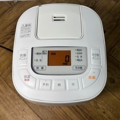 美品 アイリスオーヤマ 炊飯器 2023年製 KS-RC21M05-W 3合の画像