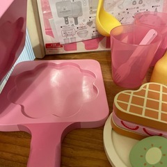 【廃盤品】野いちごおままごと　いちごのワッフルメーカーセットの画像