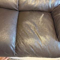 ニトリのソファ(ブラウン)定価約5万円の画像