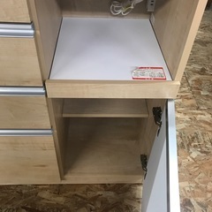 ジャングルジャングル貝塚店　古賀家具　ハーフレンジボード　レンジ台　ハーフ　ナチュラル　ソフトクローズ　貝塚市　二色浜　リサイクルショップの画像