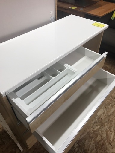 ジャングルジャングル貝塚店　古賀家具　ハーフレンジボード　レンジ台　ハーフ　ナチュラル　ソフトクローズ　貝塚市　二色浜　リサイクルショ