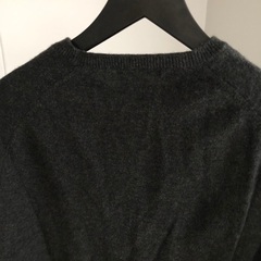 COMME CA ISM  グレーニットセーター　 ラム毛100% サイズ2表記、Mの画像