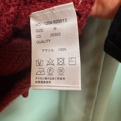 赤いセーターの画像