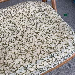 中古　ラタン　回転座椅子　ロータイプ　ブラウンの画像