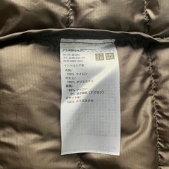 ユニクロPUFF TECH 茶色　Mサイズ の画像