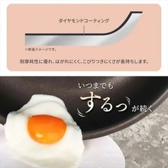 開封済未使用【アイリスオーヤマ】フライパン12点セット（ダイヤモンドコートパン）の画像
