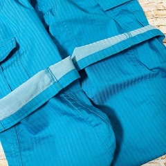 【メンズ・IGNIO】ゴルフパンツ W82cm ストレッチパンツ ブルーの画像