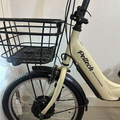 『配送可』ＰＥＬＴＥＣＨペルテック ＴＤＮ－２１２Ｌ折りたたみ電動アシスト自転車の画像
