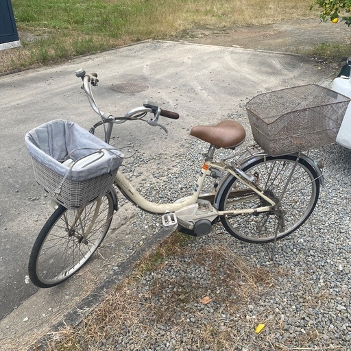 電動アシスト自転車　白　ホワイト　ブリヂストン　light