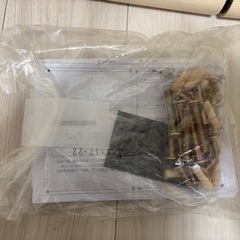 天然木パイン無垢ダブルベッドフレーム（140×200）3ヶ月使用／美品の画像