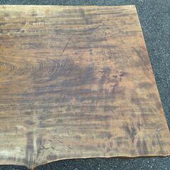 【ジモティー割あり】【ジャングル守口店】一枚板テーブル　座卓　ローテーブルの画像