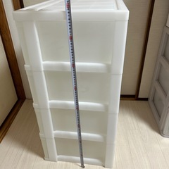 4段引き出し　収納ケース　引き出しケース　クローゼット収納　押入れ収納の画像