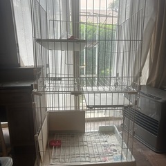アイリスオーヤマ 2段キャットケージの画像