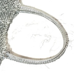 【極美品】ANTEPRIMA アンテプリマ スクエア ワイヤーバッグ ハンドバック シルバー
③の画像