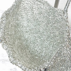 【極美品】ANTEPRIMA アンテプリマ スクエア ワイヤーバッグ ハンドバック シルバー
③の画像