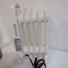 アイリスオーヤマ  ミニオイルヒーター KOH-50M ホワイト（-w） 2017年製 通電OK■No.3729の画像