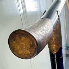 衣桁 帯掛 漆塗 黒塗 金蒔絵 時代物 木製 端金金具 上部横幅187cm×高163cm 呉服 着物 和服 家具 店舗 民具 ディスプレイ 分解可 直接引取可 在庫多数#15225の画像