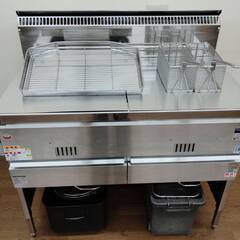 ★マルゼン 2槽フライヤー(23ℓx2) バスケット付き！の画像