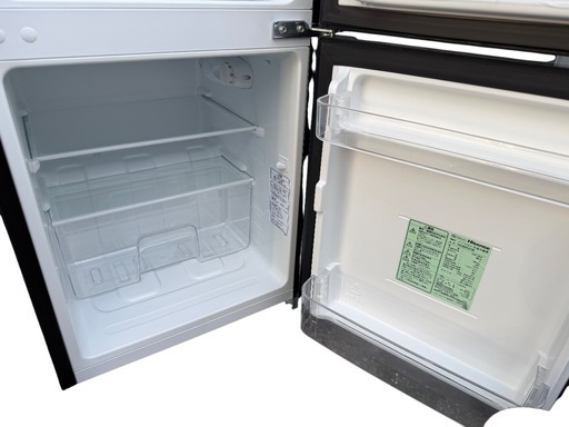 ハイセンス 2ドア冷蔵庫93L 2022年製 HR-B9501B