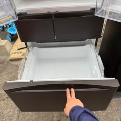 2017年製　三菱　470L 冷蔵庫　MR-JX47LA-RWの画像