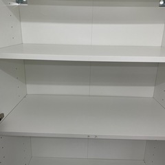 ☆ドリーム荒牧店☆ジモティー割引有☆【クリーニング済み】食器棚　WHTの画像