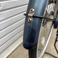 【整備士による点検済み】　☆前後新古タイヤ☆   　24インチLEDダイナモライト軽快車　防犯登録料込価格︎‼︎の画像