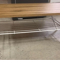 ※ 折りたたみテーブル　シェルフィ2 9045 LBR NITORI ニトリ　8761071の画像