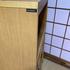 カリモク　パソコンデスク　ワークデスクの画像