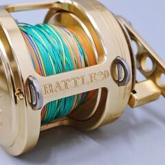 ALLIGATOR アリゲーター技研 BATTLE20 両軸リール 船釣り リール 釣り用品 元箱 ハンドル 取扱説明書付属 船用 手動リール 釣り具の画像